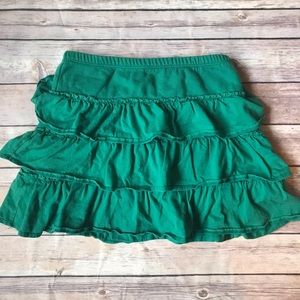 Mini Boden Tiered Sweatshirt Skirt